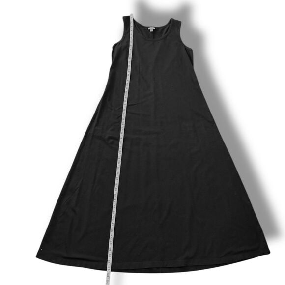 J. Jill Midi Black Tshirt Pullover Sleeveless Black Casual Stretch Women’s Sz L - Picture 3 of 10